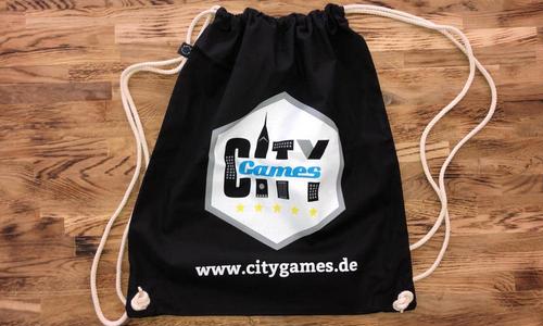 CityGames Mainz Students Tour Sportbeutel schwarz
